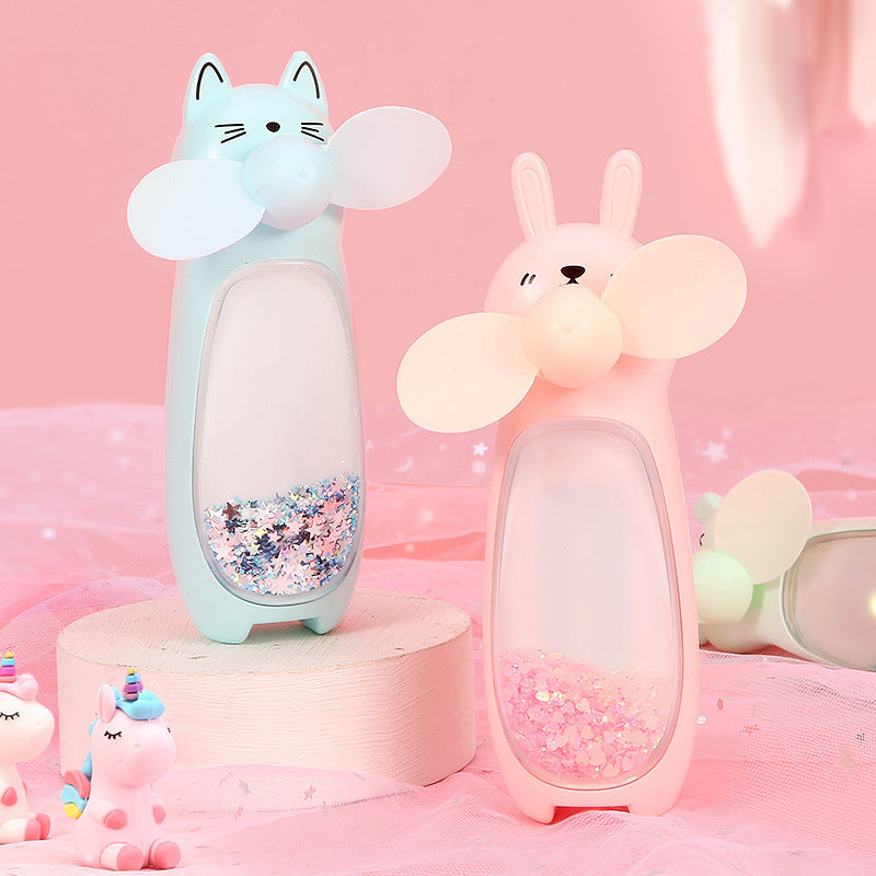 Girlfriends Creative Exquisite Couple Gadgets Handheld Fan