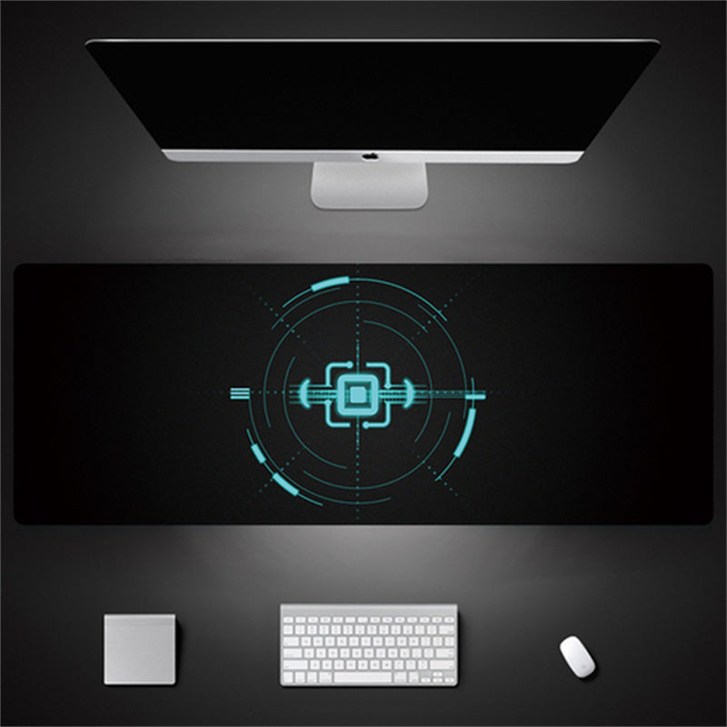 Industrial Style Tech Oversized Seam Keyboard Mouse Desk Pad