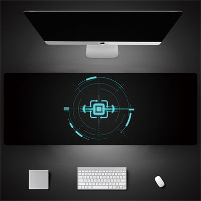 Industrial Style Tech Oversized Seam Keyboard Mouse Desk Pad